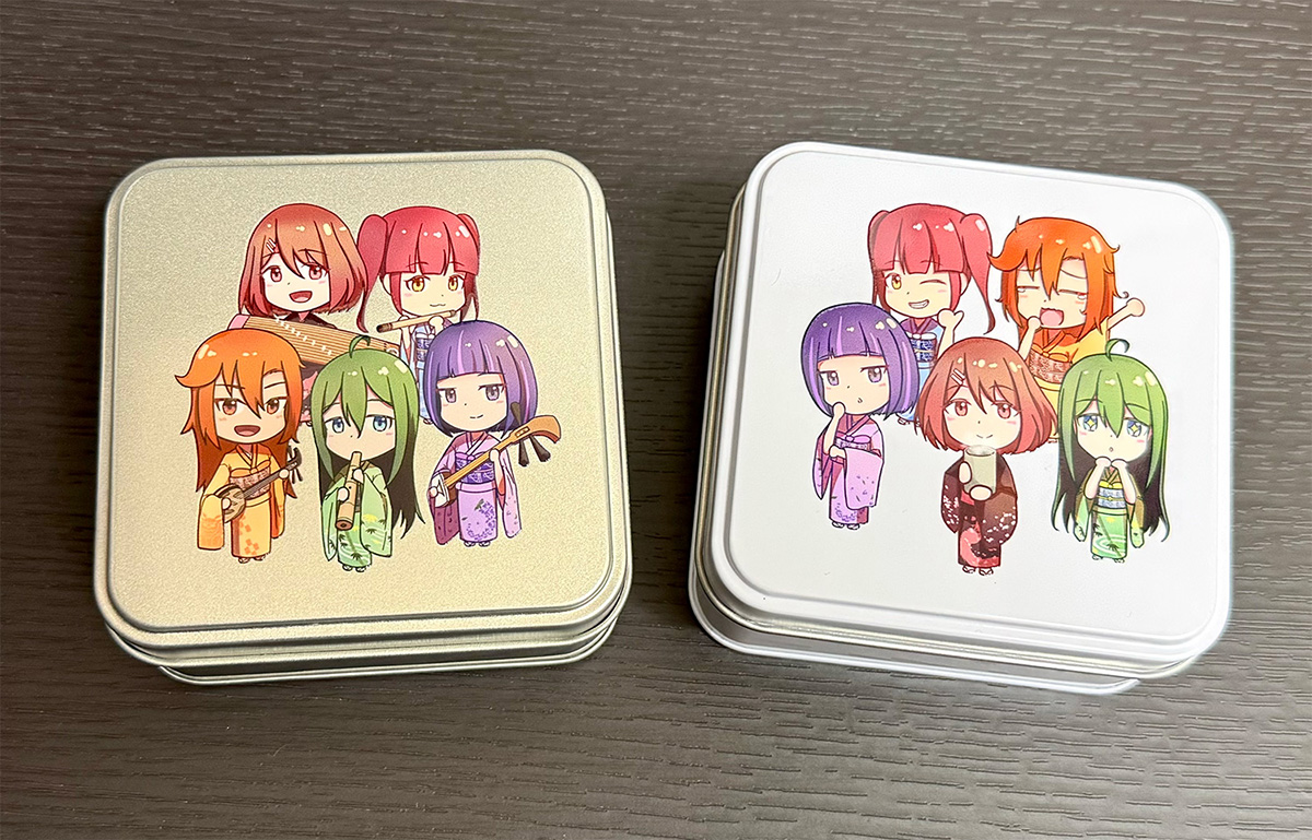 オリジナルキャラクター スクエア缶ケース