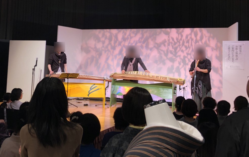 東京キモノショー Puzzle with ほうがくのわ 箏、十七絃、尺八演奏