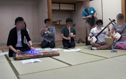 社会人向け和楽器サークル（邦楽部・箏曲部）をお探しの方へ ほうがくのわ 千葉和楽器夏祭り Whiteberry「夏祭り」合奏中