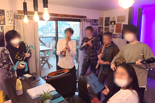 ほうがくのわ 和楽器FAN交流会（2022年12月度）クリスマスソング合奏